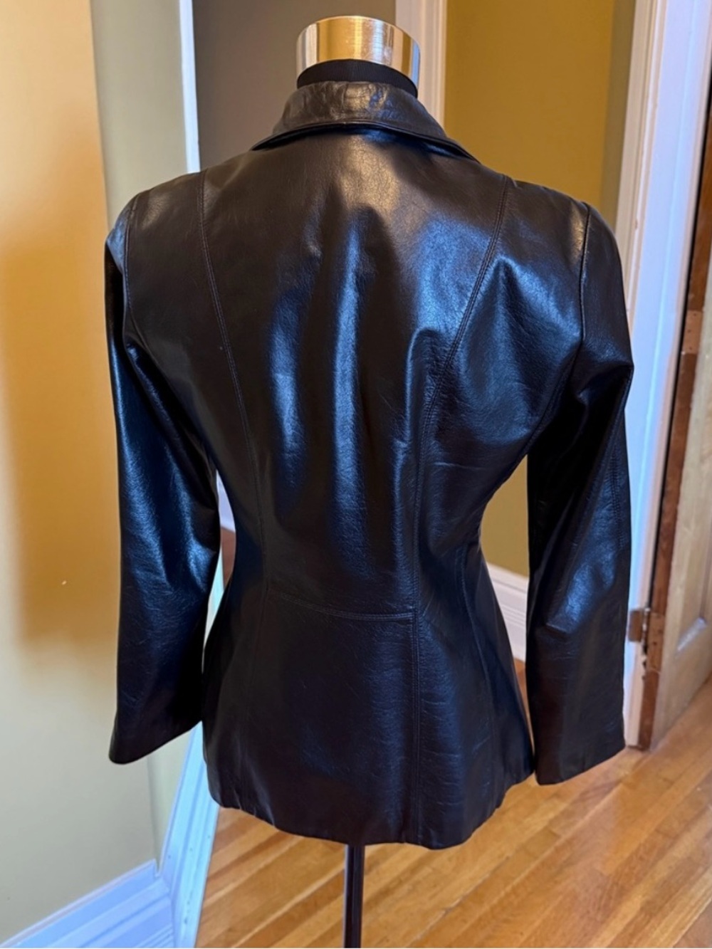 Danier Leather Button-Front Jacket - Picture 3 of 10